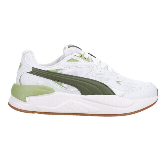 Puma XRay Speed Lace Up Mens Green, White Sneakers Casual Shoes 38463862