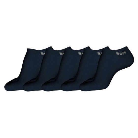 BOSS As Uni Color 10244663 01 Half long socks 5 pairs