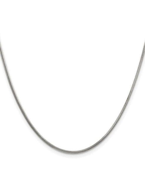 Stainless Steel 1.5mm Square Snake Chain Necklace