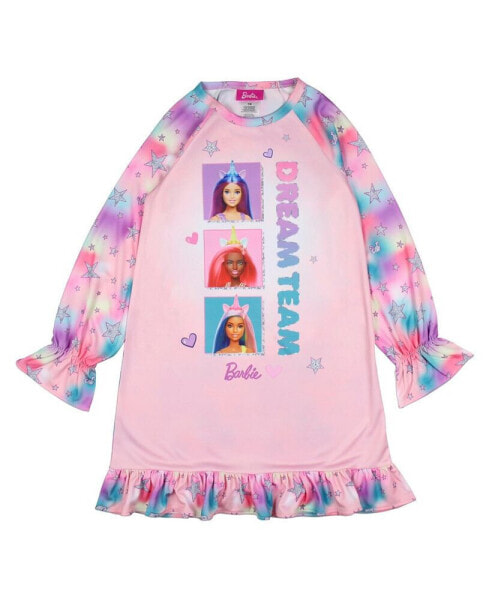 Girls Dream Team Characters Unicorn Sleep Pajama Nightgown