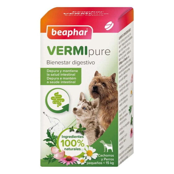 BEAPHAR VERMIpure natural complement for small dogs and puppies 50 units