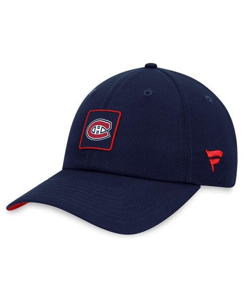 Men's Navy Montreal Canadiens Authentic Pro Rink Adjustable Hat