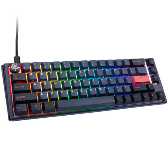 Ducky One 3 Cosmic Blue SF Gaming Tastatur, RGB LED - MX-Ergo-Clear (US)