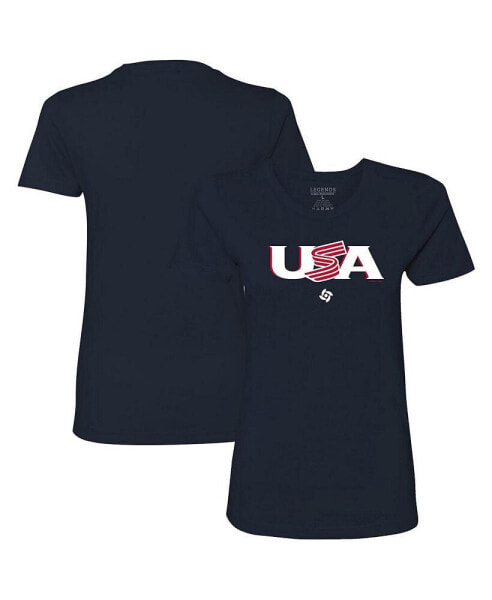 Women's Navy USA Baseball 2023 World Baseball Classic Country T-shirt