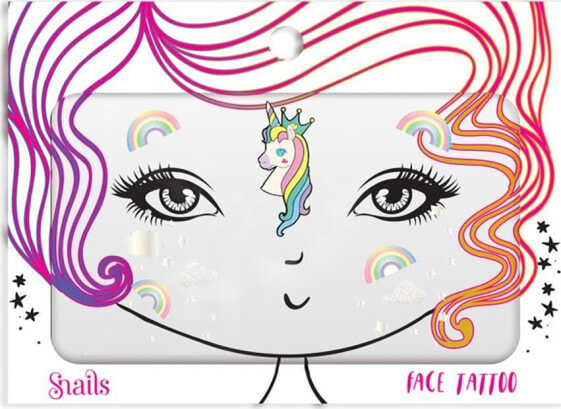 Snails Snails, Naklejka na twarz dla dzieci, Face Tattoo - Unicorn