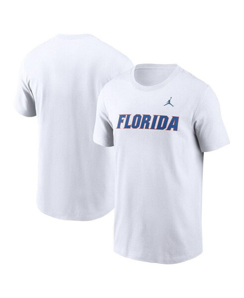 Men's White Florida Gators Primetime Evergreen Wordmark T-Shirt