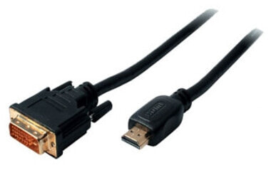 ShiverPeaks HDMI/DVI-D 2m - 2 m - HDMI - DVI-D - Male - Male - Gold