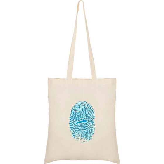 KRUSKIS Swimmer Fingerprint Tote Bag