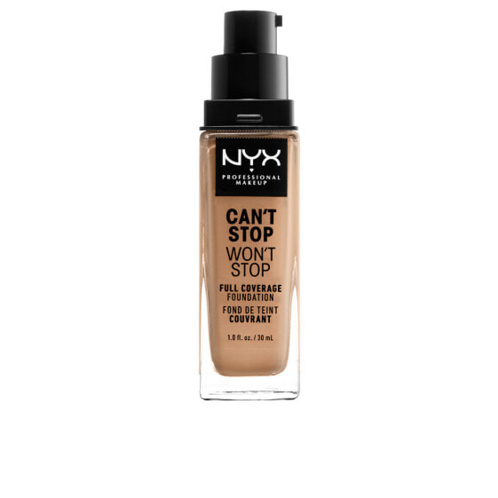 Nyx Cant Stop Wont Stop Full Coverage Foundation No. Neutral Buff Водостойкая тональная основа с полным покрытием 30 мл