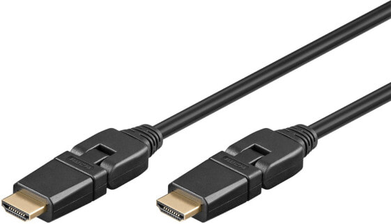 Черный HDMI кабель 3 м - HDMI Type A (Standard) - HDMI Type A (Standard) - 3D - 18 Гбит/с - Wentronic 61289