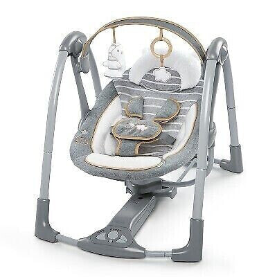 Ingenuity Boutique Collection Deluxe Swing 'n Go Portable Baby Swing - Bella