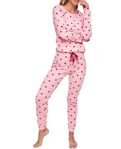 Women's Muriel Pajama Long-Sleeve Top & Legging Pajama Set