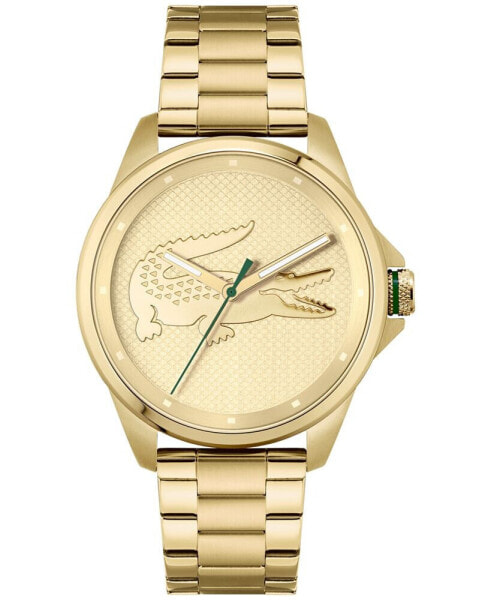 Men's Le Croc Gold-Tone Bracelet Watch 43mm