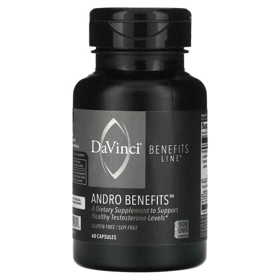 DaVinci Laboratories of Vermont, Benefits Line, Andro Benefits, 60 капсул