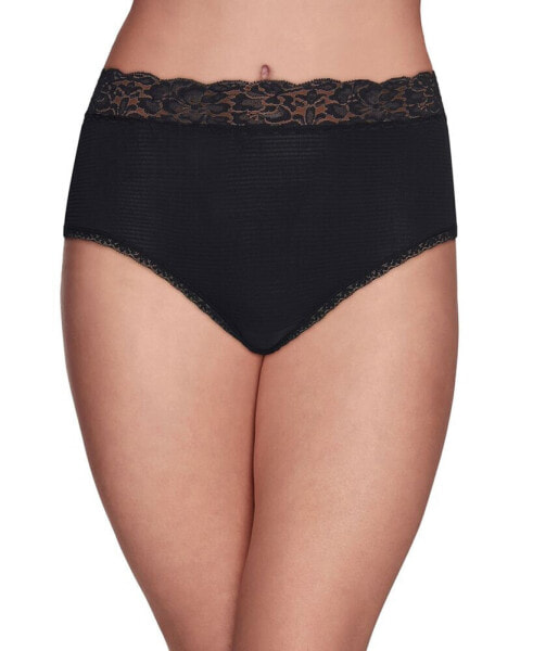 Трусы красивые Vanity Fair Flattering Lace Stretch Brief 13281, также доступные в продлённых размерах