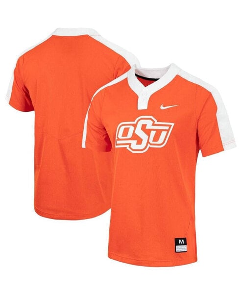 Men's Orange Oklahoma State Cowboys Replica 2-Button Softball Jersey