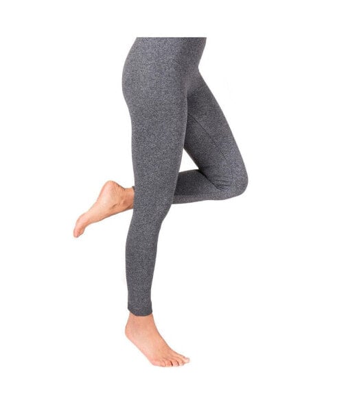 Women's Marl Leggings, Grey
