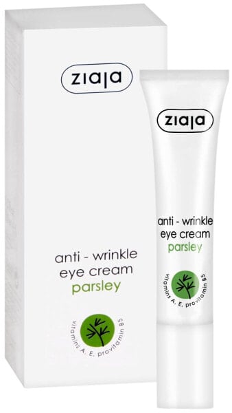 Крем для глаз подходит для тех, кто носит контактные линзы Ziaja ANTI-ARRUGAS с петрушкой 15 мл.