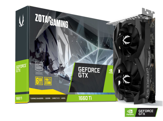 Видеокарта ZOTAC GAMING GeForce GTX 1660 Ti 6 GB - GDDR6 - 192 bit - 7680 x 4320 pixels - PCI Express x16 3.0