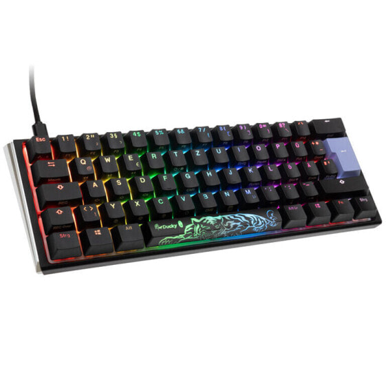 Ducky One 3 Classic Black/White Mini Gaming Tastatur, RGB LED - MX-Brown