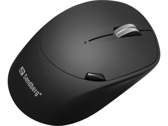 SANDBERG Wireless Mouse Pro Recharge - Right-hand - RF Wireless + Bluetooth - 1600 DPI - Black