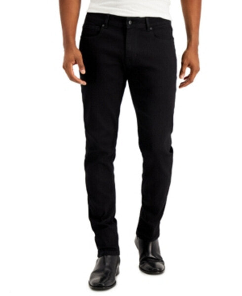 Dkny Men's Bedford Slim Straight Jeans Black Rinse Black 36W x 32L