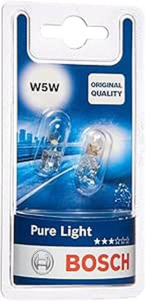 Bosch W5W Longlife Daytime Fahrzeuglampen - 12 V 5 W W2,1x9,5d - 2 Stücke