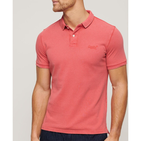 SUPERDRY Vint Destroy short sleeve polo