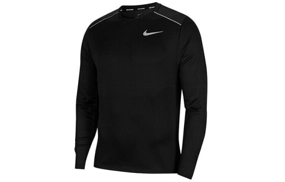 Футболка Nike Dri-FIT Miler мужская черного цвета