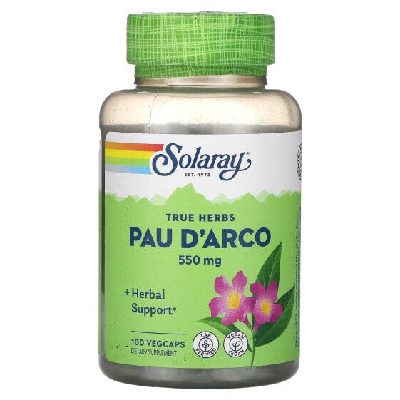 Pau D'Arco, 550 mg, 100 VegCaps