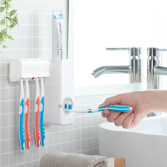 Дозатор зубной пасты с подставкой для зубных щеток Diseeth InnovaGoods