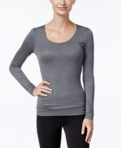 Толстовка 32 Degrees Long-Sleeve Серого Цвета рубашка-варежка, женская, спортивная