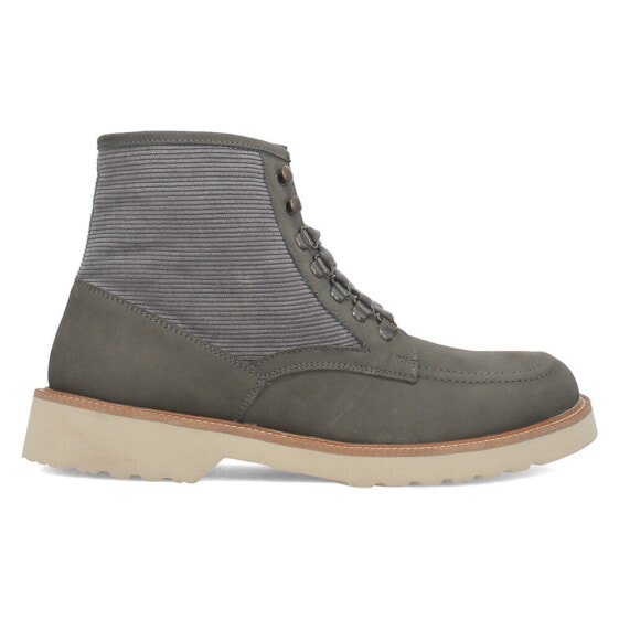 Dingo Carlsbad Lace Up Round Toe Mens Grey Casual Boots DI223-020