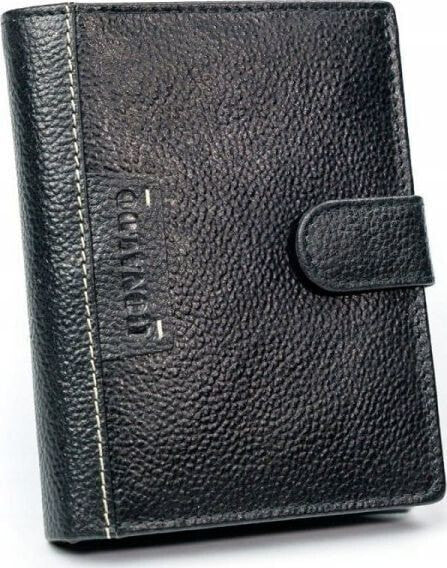 Кошелек мужской Ronaldo Vertical Leather Wallet with RFID Protection - Model Large.