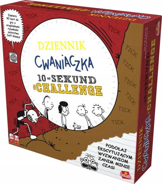 Goliath Gra Dziennik Cwaniaczka 10 sekund Challenge