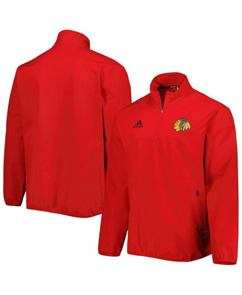 Куртка с застежкой Adidas COLD.RDY красная Chicago Blackhawks для мужчин