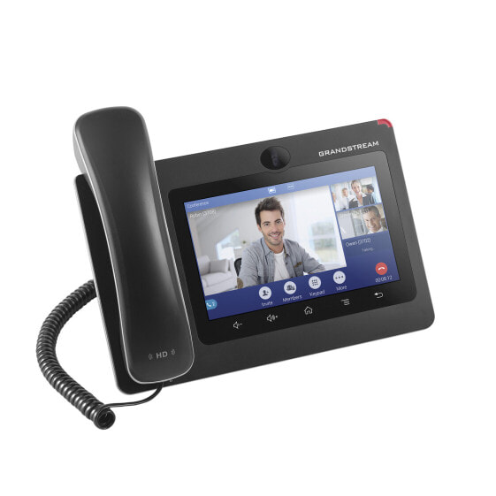 Grandstream GXV3370 - IP Phone - Black - Wired handset - Desk/Wall - 16 lines - 1000 entries