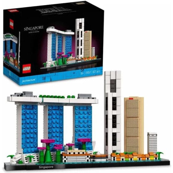 Конструктор LEGO 21057 Singapore Architecture, Skyline Collection, Crafts for Adults, Home Decor, Для взрослых