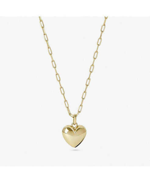 Puffed Heart Necklace - Lev