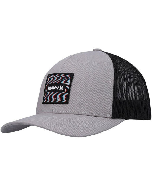 Men's Gray Seacliff Trucker Snapback Hat