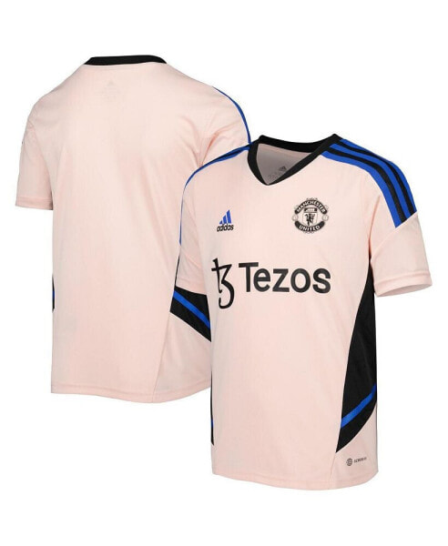 Big Boys Pink Manchester United 2022/23 Training Jersey