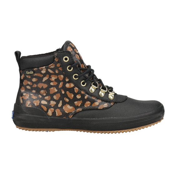 Keds Scout Ii Leopard Duck Womens Size 7 M Casual Boots WF64291