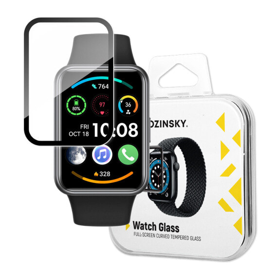 Тип товара: Закаленное стекло Закаленное стекло Wozinsky Huawei Watch Fit 2 с черной рамкой Full Glue