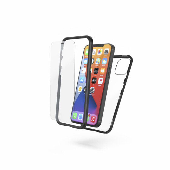 Чехол для смартфона Hama Magnetic+Glass+Display Glass, Apple iPhone 12 mini, Черный, Прозрачный, 13.7 см