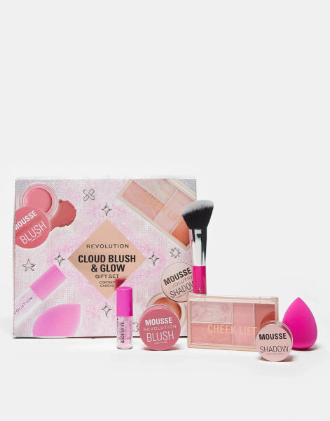 Revolution Cloud Blush and Glow Highlight Gift Set - 22% saving