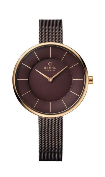 Часы Obaku Denmark Sand Walnut Analog Watch