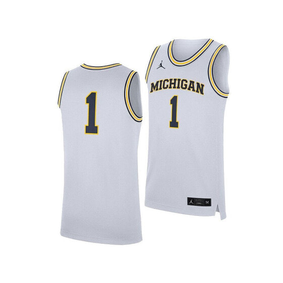 Men's Michigan Wolverines Replica Basketball Home Jersey