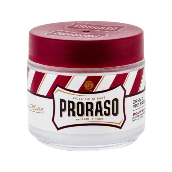 PRORASO Red Pre-Shave Cream 100 ml pre shave für Herren