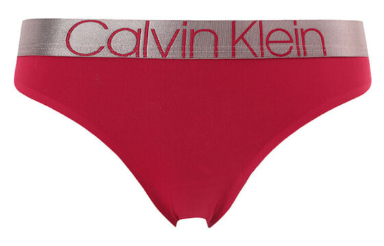 Трусы женские бордового цвета Calvin Klein Logo 1 QF6257AD-T3K