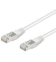 Wentronic CAT 5e Patch Cable - F/UTP - white - 50m - 50 m - Cat5e - F/UTP (FTP) - RJ-45 - RJ-45